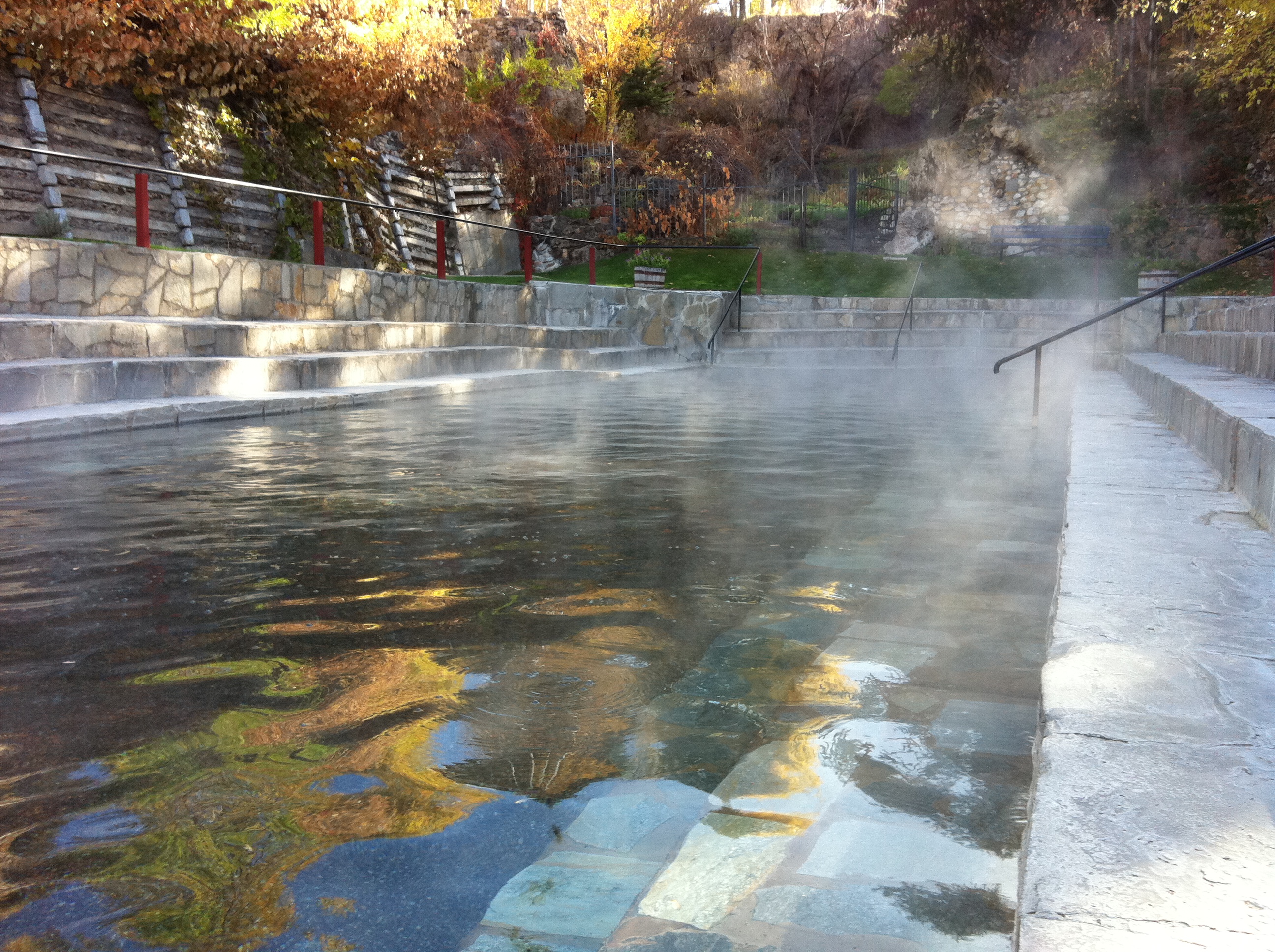 Hot spring place