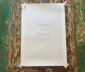 focus on peace